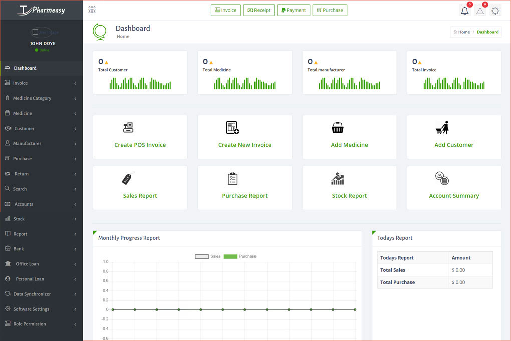 ERP-Pharmacy Management System